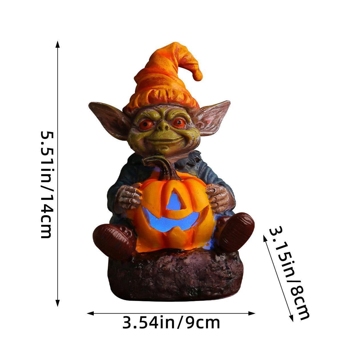 Lighteme - Halloween Resin Statue with Pumpkin Lamp | BUY 1 GET 1 FREE