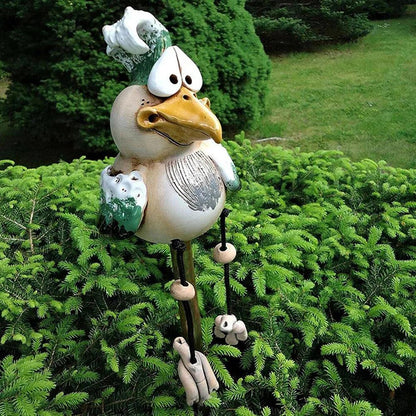 Lighteme 1+1 FREE | Funny chicken resin garden decoration