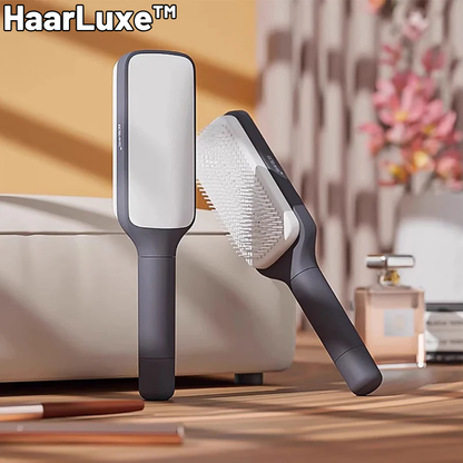 Lighteme self-cleaning hairbrush