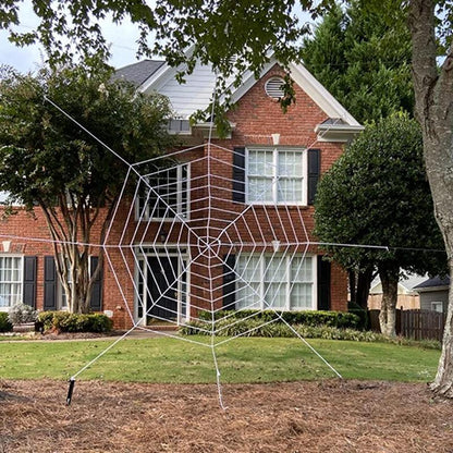 Lighteme Giant Halloween Spider Web