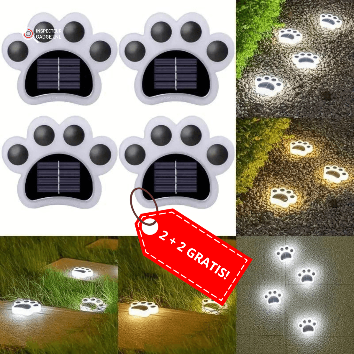 Lighteme LED solar claw light Create the perfect atmosphere in your garden!