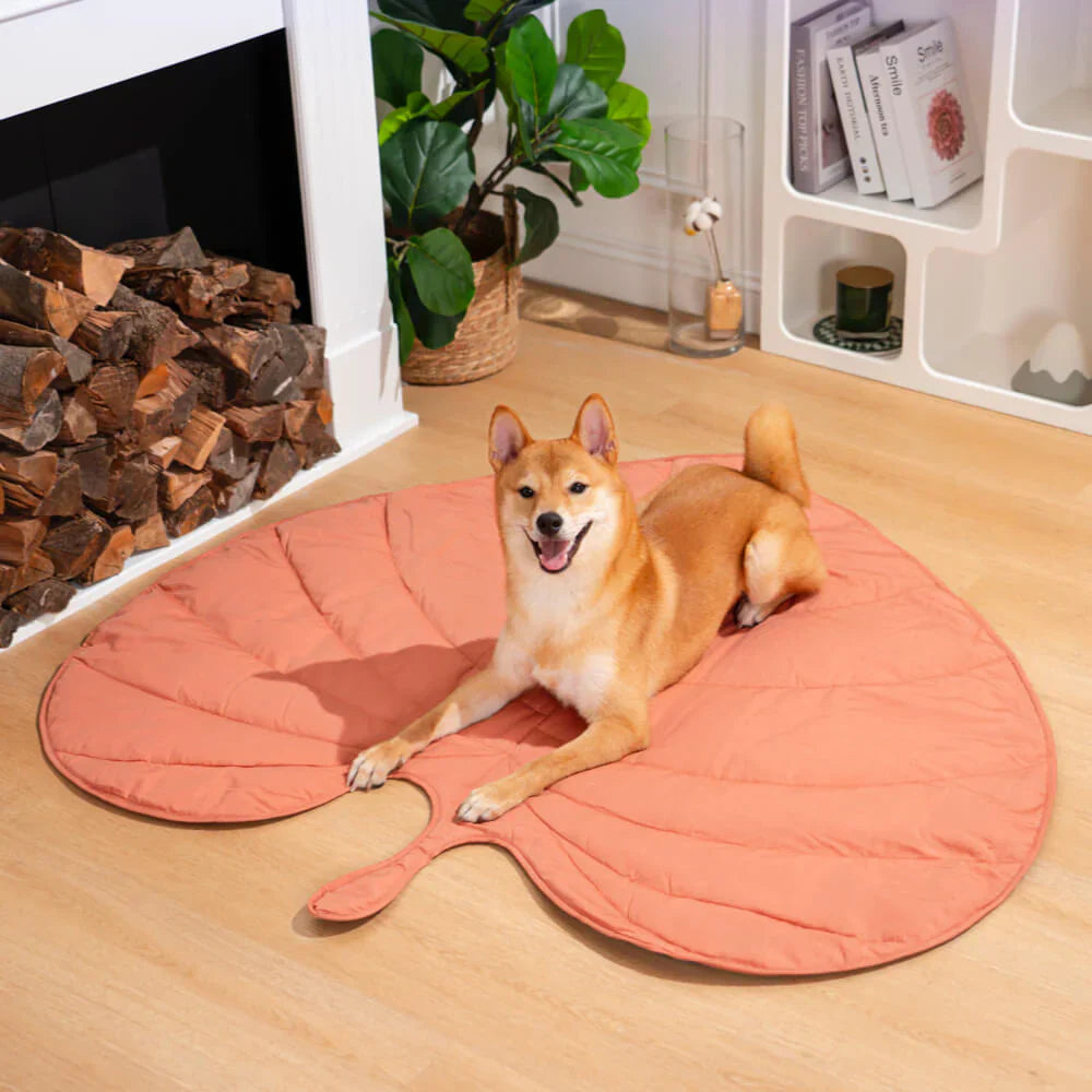 Lighteme Nature-Inspired Leaf Pet Blanket – Stylish and Comfortable