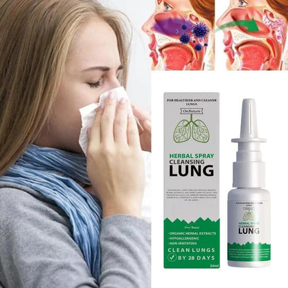 Lighteme Organic Herbal Lung Cleanse Repair Nasal Spray | BUY 1 GET 2