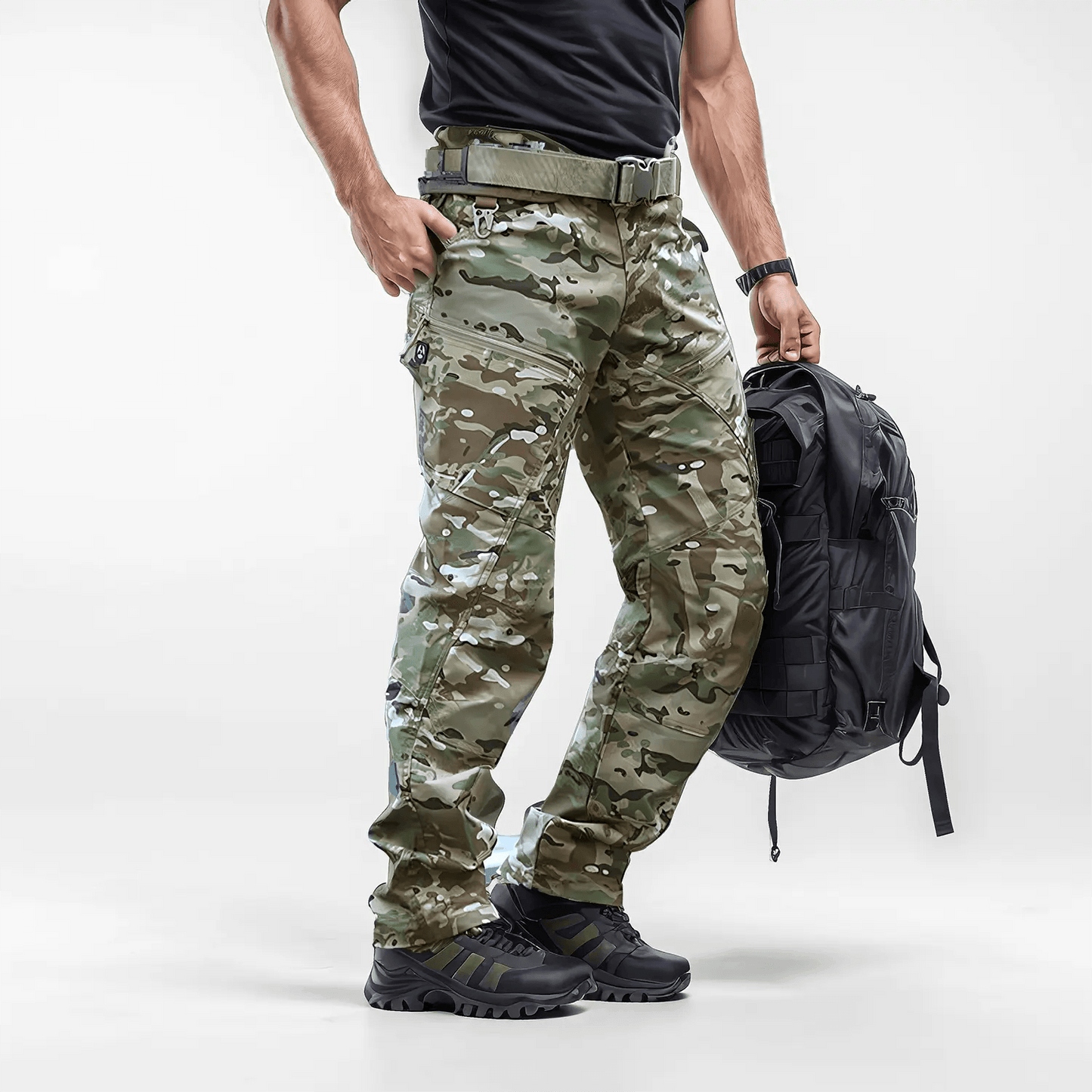 Lighteme Men's Multicam Pants Urban Pro Stretch Tactical Pants