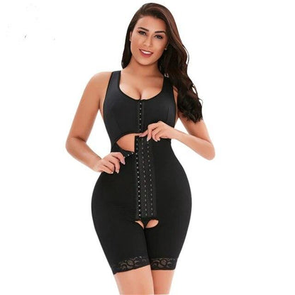 Lighteme Long Breasted Mesh Body Shaper