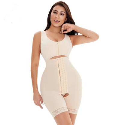 Lighteme Long Breasted Mesh Body Shaper