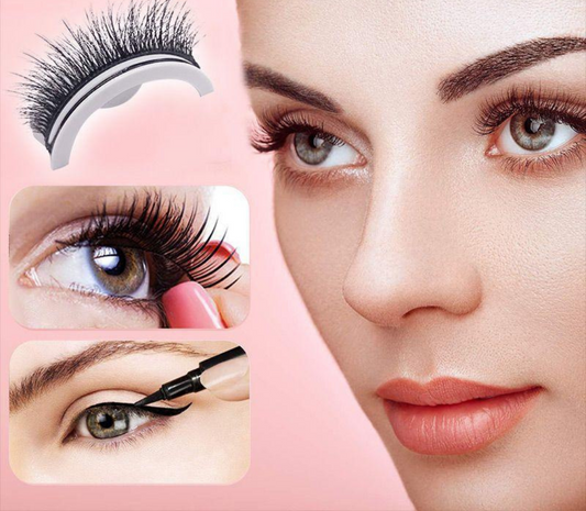 Lighteme Reusable Self-Adhesive Eyelashes for Instant Volume & Drama