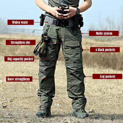 Lighteme Intruder Waterproof Combat Rip-Stop Tactical Pants