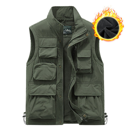 Lighteme Men’s Classic Utility Cargo Vest