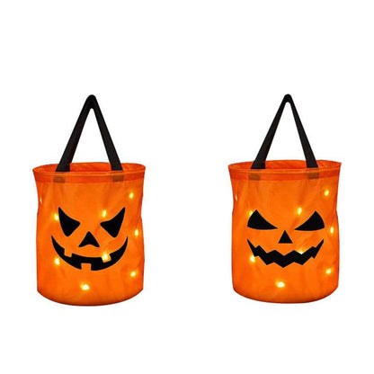 Lighteme - Halloween Pumpkin Buckets with LED lights | BUY 1 GET 1 FREE (2PCS)