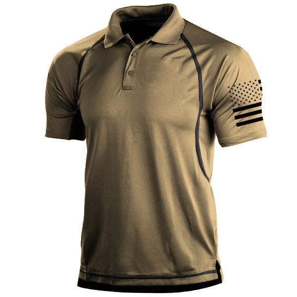 Lighteme Men's Outdoor Combat Shirt Quick Dry Short Sleeve