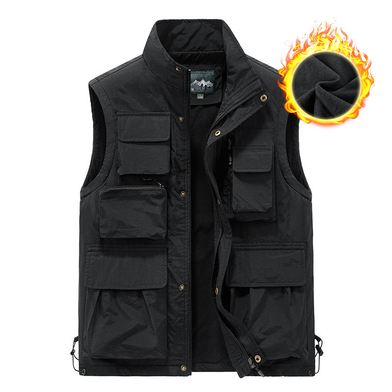 Lighteme Men’s Classic Utility Cargo Vest