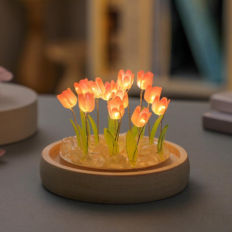 Lighteme Handmade Tulip Night Light Kit Perfect for valentines gift with gift box