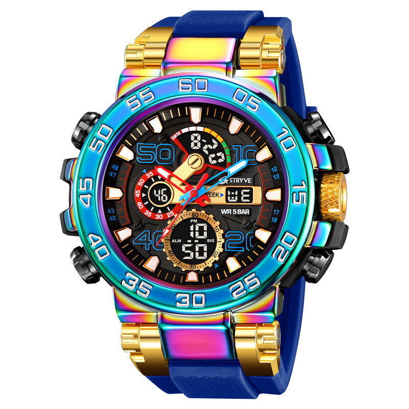 TWS Colorful Functional Waterproof Tactical Watch