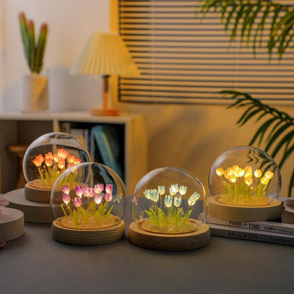 Lighteme Handmade Tulip Night Light Kit Perfect for valentines gift with gift box