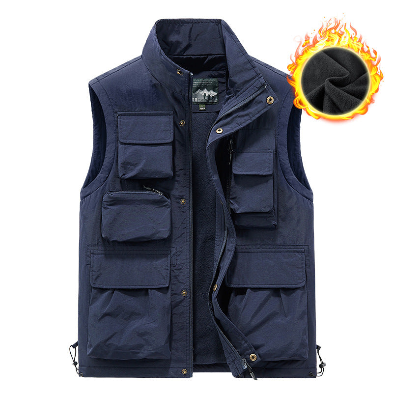 Lighteme Men’s Classic Utility Cargo Vest