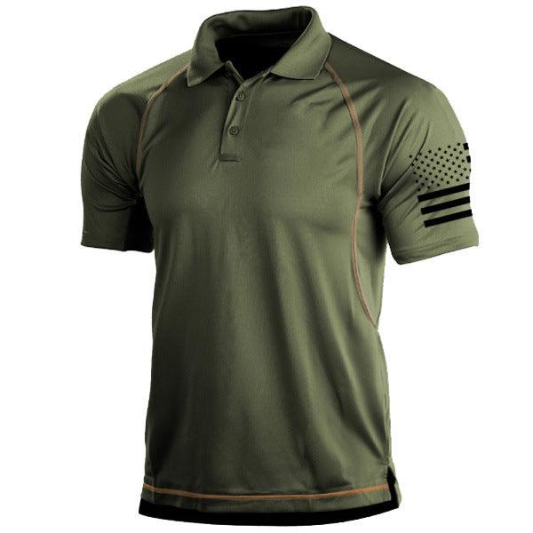 Lighteme Men's Outdoor Combat Shirt Quick Dry Short Sleeve