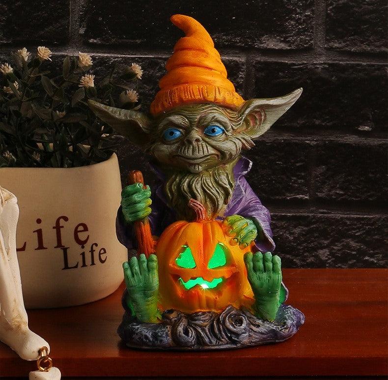 Lighteme - Halloween Resin Statue with Pumpkin Lamp | BUY 1 GET 1 FREE