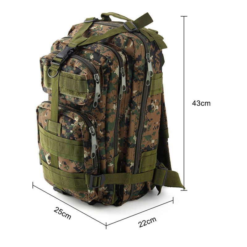 Lighteme Unisex Outdoor Military Tactical Backpack Camping Hiking Sports