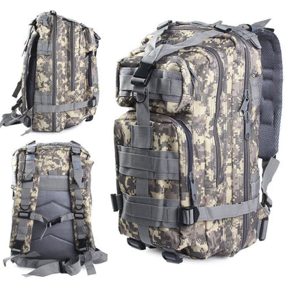 Lighteme Unisex Outdoor Military Tactical Backpack Camping Hiking Sports