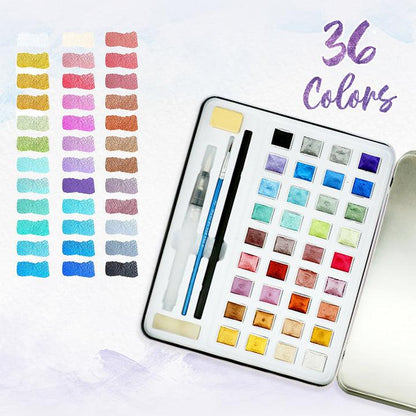 Lighteme Metallic Water Paint Set | 12 or 36 Colors