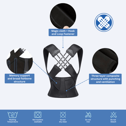 Lighteme Adjustable Back Posture Belt