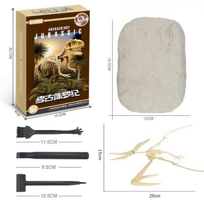 Lighteme Dinosaur Fossil Digging Kit for Kids - Complete Set