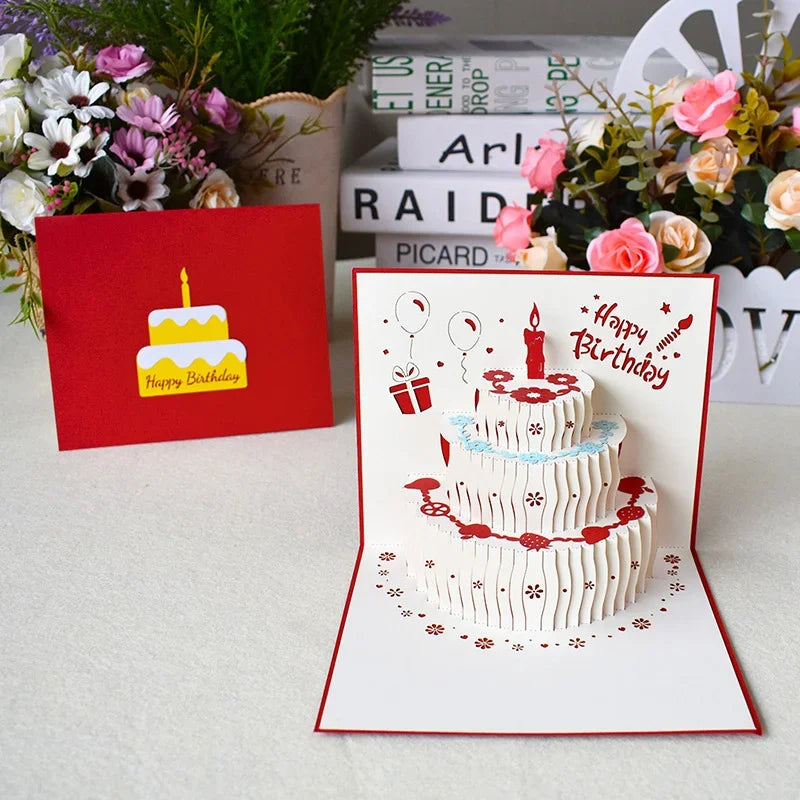 Lighteme Popup birthday card