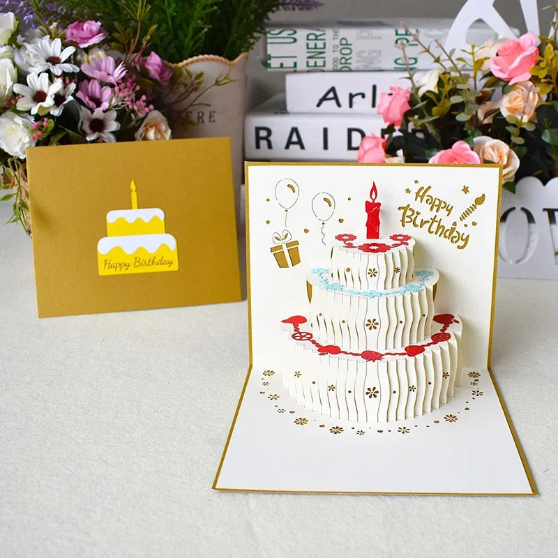 Lighteme Popup birthday card