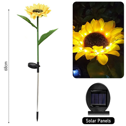 Lighteme Solar Sun flower Lights Make your garden more attractive