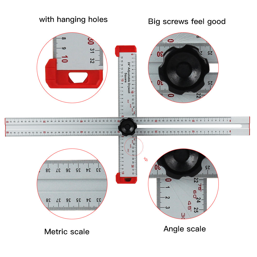 Lighteme Universal T-Shaped Angle Ruler