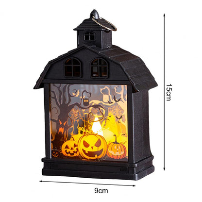 Lighteme Vintage Halloween Lantern with Flameless Candle - Set of 4