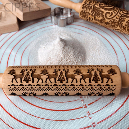 Lighteme Decorated Rolling Pin