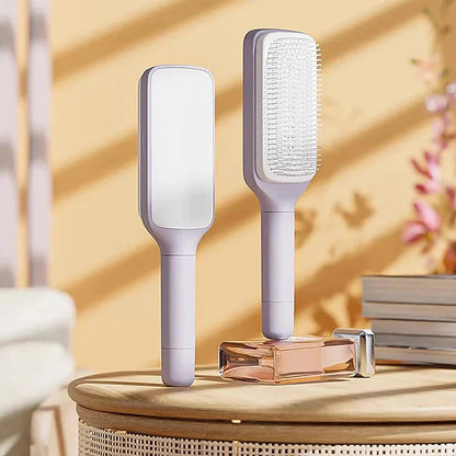 Lighteme self-cleaning hairbrush