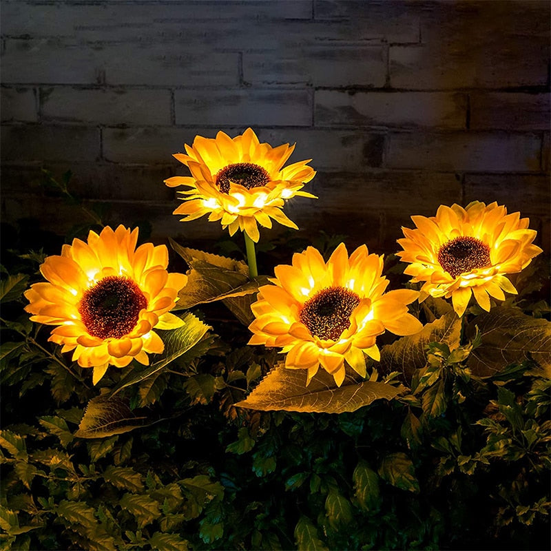 Lighteme Solar Sun flower Lights Make your garden more attractive