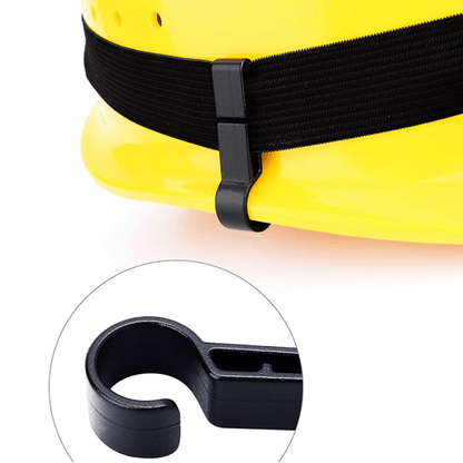 Lighteme Hard Hat Helmet Clips for Headlight