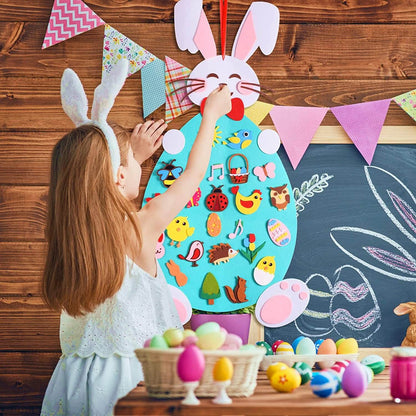 Lighteme DIY felt bunny Decorative wall sticker