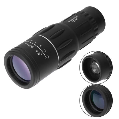 Lighteme Dual Day Night Vision 16X52 Monocular Telescope