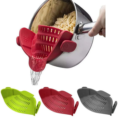 FlexiStrain™ - Silicone kitchen strainer and drainer [last day discount]