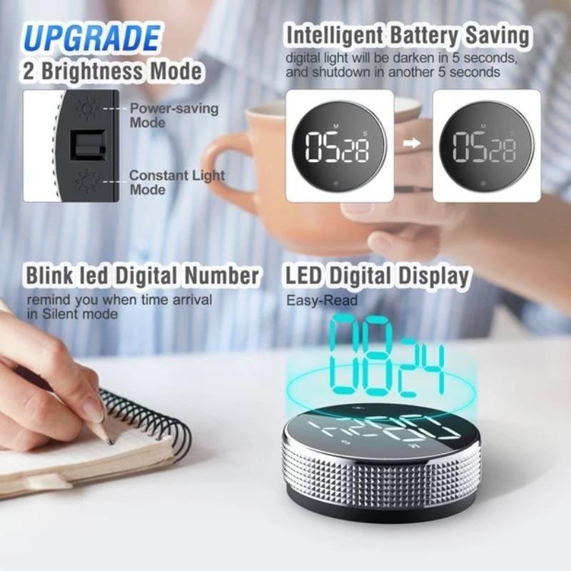 Lighteme Magnetic LED digital kitchen timer