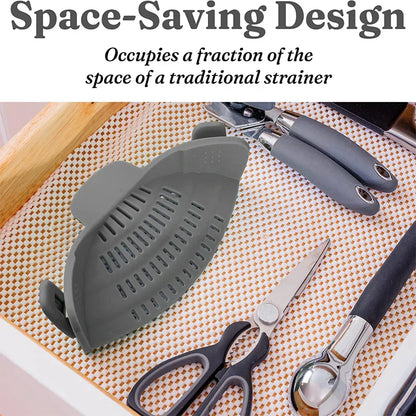 FlexiStrain™ - Silicone kitchen strainer and drainer [last day discount]