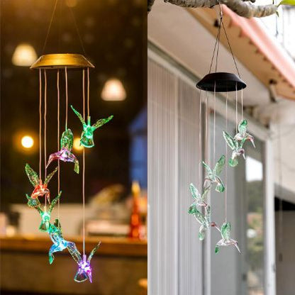 Lighteme Solar garden bird-shaped lamp