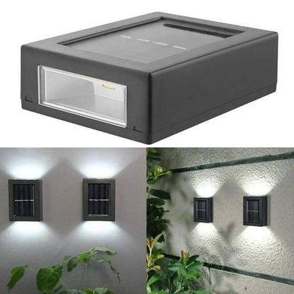 Lighteme Waterproof Solar Powered Outdoor Wall Light | BUY 1 GET 1 FREE (2PCS)