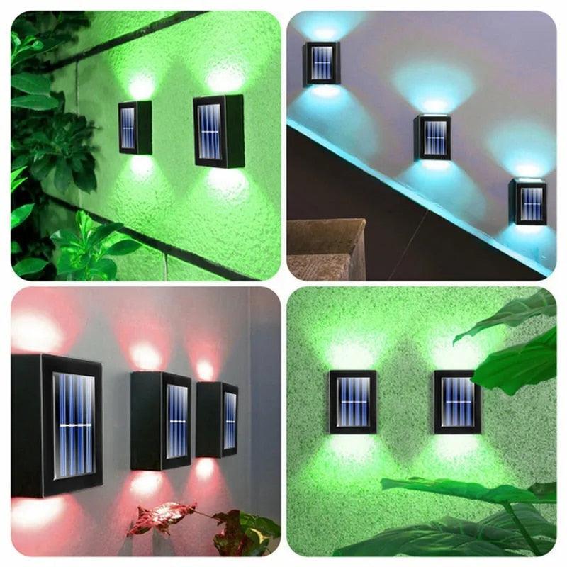 Lighteme Waterproof Solar Powered Outdoor Wall Light | BUY 1 GET 1 FREE (2PCS)