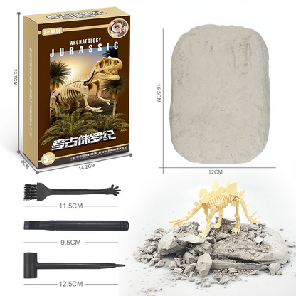 Lighteme Dinosaur Fossil Digging Kit for Kids - Complete Set