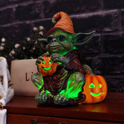 Lighteme - Halloween Resin Statue with Pumpkin Lamp | BUY 1 GET 1 FREE