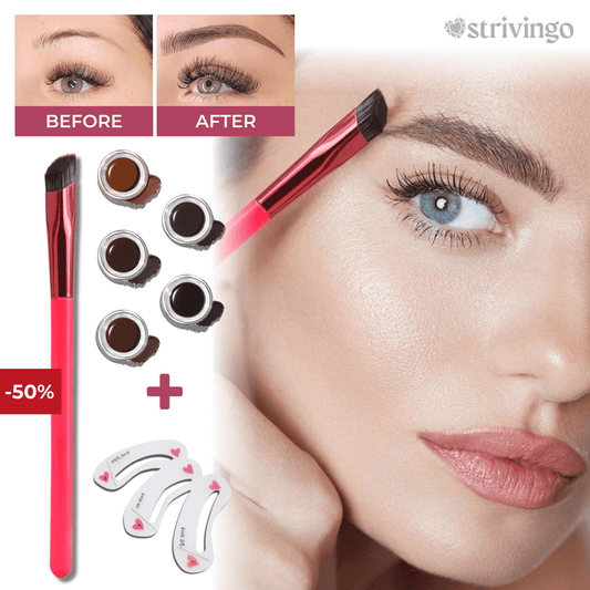 Lighteme 2.0 Eyebrow Brush incl. FREE Stencils