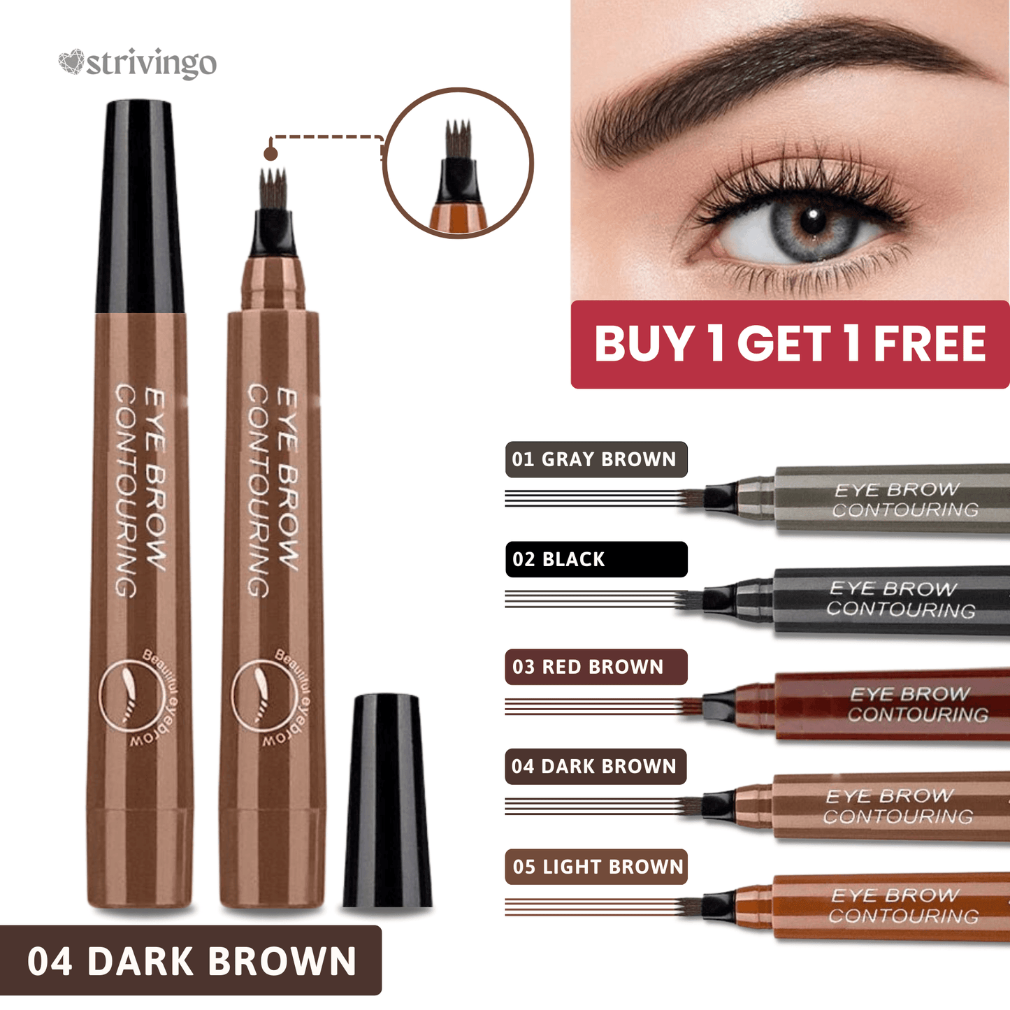 Lighteme Microblading Eyebrow Pen (BUY 1 GET 1 FREE)