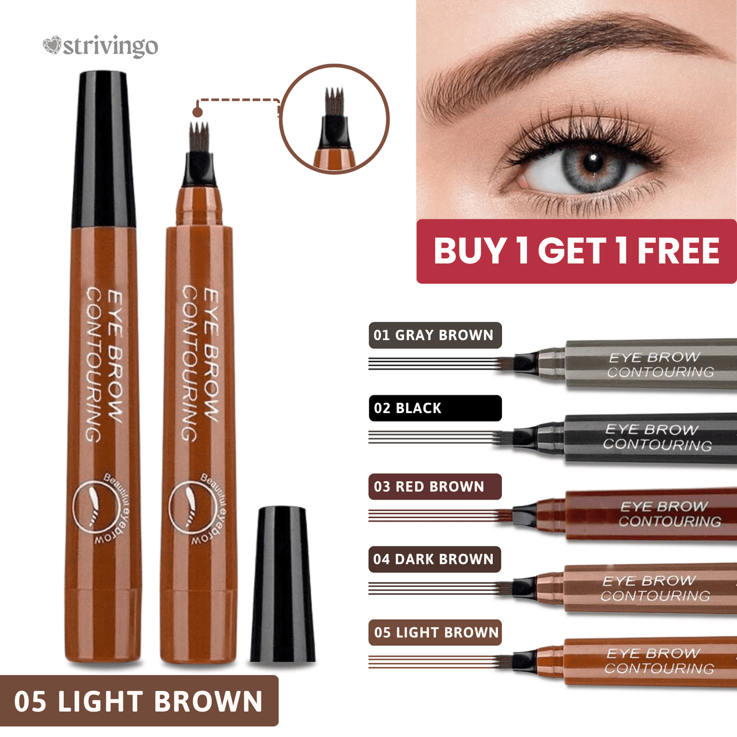 Lighteme Microblading Eyebrow Pen (BUY 1 GET 1 FREE)