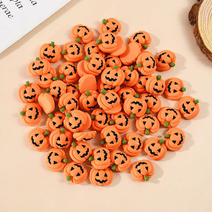 Lighteme 20pc Resin Flat-Backed Mini Halloween Pumpkin Miniatures